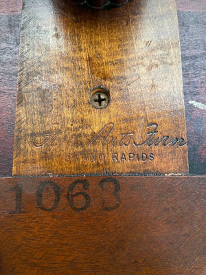 Antique Empire-Style Pedestal Accent Side Table, c.1940’s