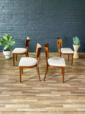 Set of 4 Mid-Century Modern Sculpted Dining Chairs, c.1950’s