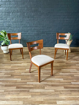Set of 4 Mid-Century Modern Sculpted Dining Chairs, c.1950’s
