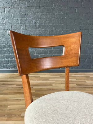 Set of 4 Mid-Century Modern Sculpted Dining Chairs, c.1950’s