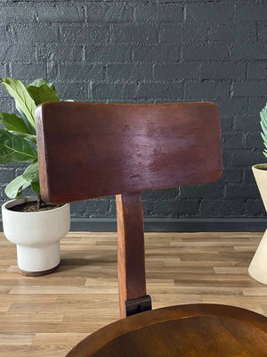 Vintage Oak Office Desk Chair, c.1940’s