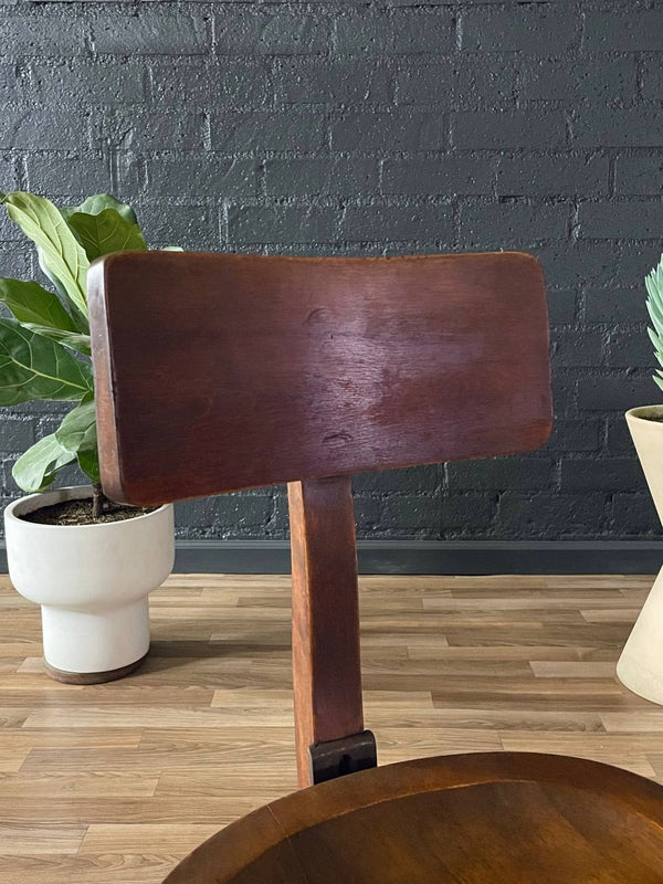 Vintage Oak Office Desk Chair, c.1940’s