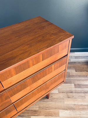 Mid-Century Modern Walnut 9-Drawer Dresser, c.1960’s