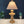Vintage Italian Rococo-Style Carved Wood Lamp, c.1950’s