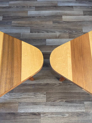 Pair of Mid-Century Modern “Parallel” Side Tables by Barney Flagg for Drexel