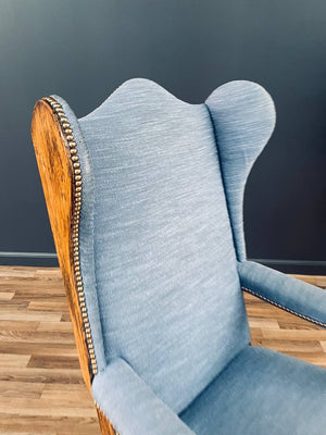 Vintage Rustic Farmhouse Style Oak Office Chair , c.1960’s