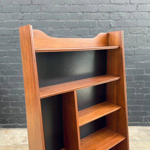 Mid-Century Modern Walnut Pyramid Style Bookcase by Merton Gershun, c.1960’s