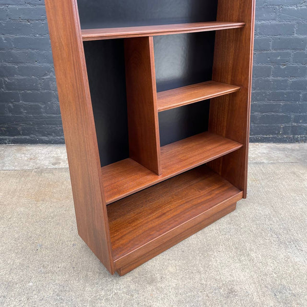 Mid-Century Modern Walnut Pyramid Style Bookcase by Merton Gershun, c.1960’s