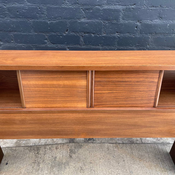 Mid-Century Modern Full Size Walnut Bed Frame, c.1960’s