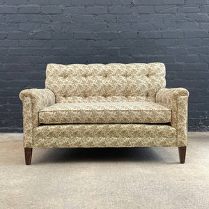 Vintage Antique Tufted Love Seat Sofa, c.1950’s