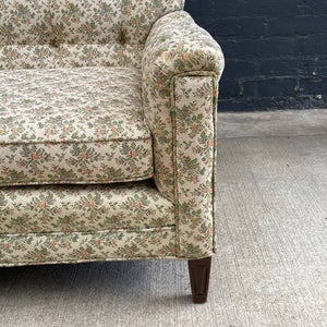 Vintage Antique Tufted Love Seat Sofa, c.1950’s