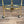 Set of Mid-Century Modern Brass & Glass Rolling Nesting Tables, c.1960’s
