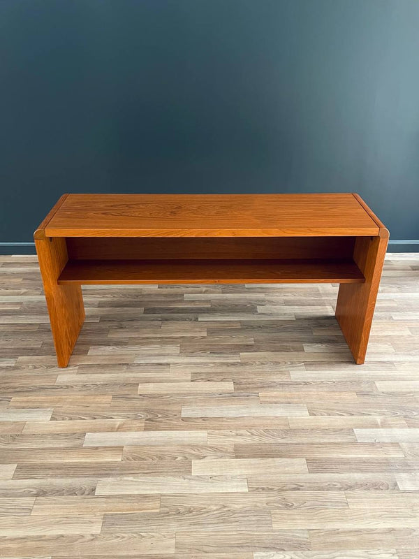 Danish Modern Teak Console Table or Credenza, c.1970’s