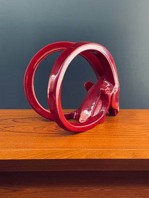 Mid-Century Modern Rams Head Sculpture by Jaru of California