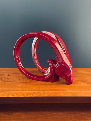 Mid-Century Modern Rams Head Sculpture by Jaru of California