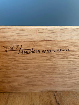 Mid-Century Modern Walnut Highboy Dresser by American of Martinsville