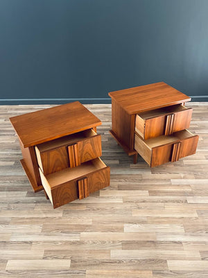 Pair of Mid-Century Modern Night Stands by American of Martinsville