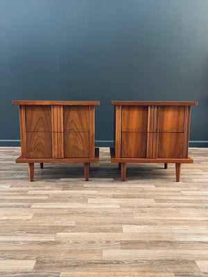 Pair of Mid-Century Modern Night Stands by American of Martinsville