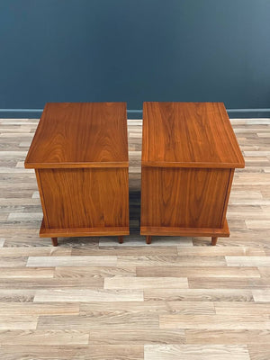 Pair of Mid-Century Modern Night Stands by American of Martinsville
