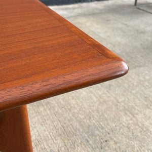 Mid-Century Danish Modern Teak & Cane Coffee Table by Trioh, c.1960’s