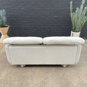 Italian Mid-Century Modern Leather Sofa by Marco Zani, c.1970’s