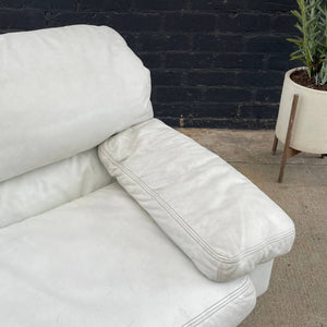 Italian Mid-Century Modern Leather Sofa by Marco Zani, c.1970’s