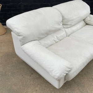 Italian Mid-Century Modern Leather Sofa by Marco Zani, c.1970’s