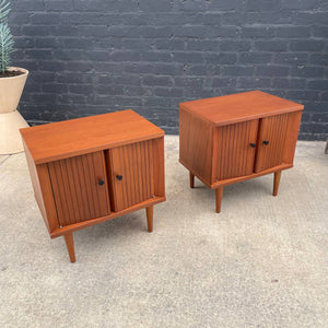 Pair of Mid-Century Modern Walnut Night Stands by Basic-Witz, c.1960’s