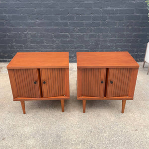 Pair of Mid-Century Modern Walnut Night Stands by Basic-Witz, c.1960’s