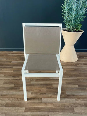 Set of 6 Aluminum Patio Chairs by Janus et Cie