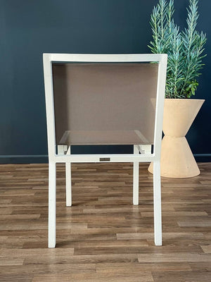 Set of 6 Aluminum Patio Chairs by Janus et Cie
