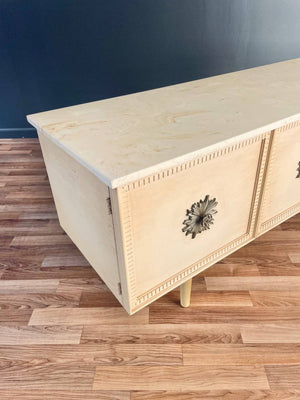Mid-Century Modern Hollywood Regency Credenza with Resin Top, c.1960’s