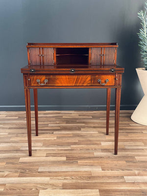 Antique Federal Style Mahogany Writing Desk with Fold Out, c.1930’s
