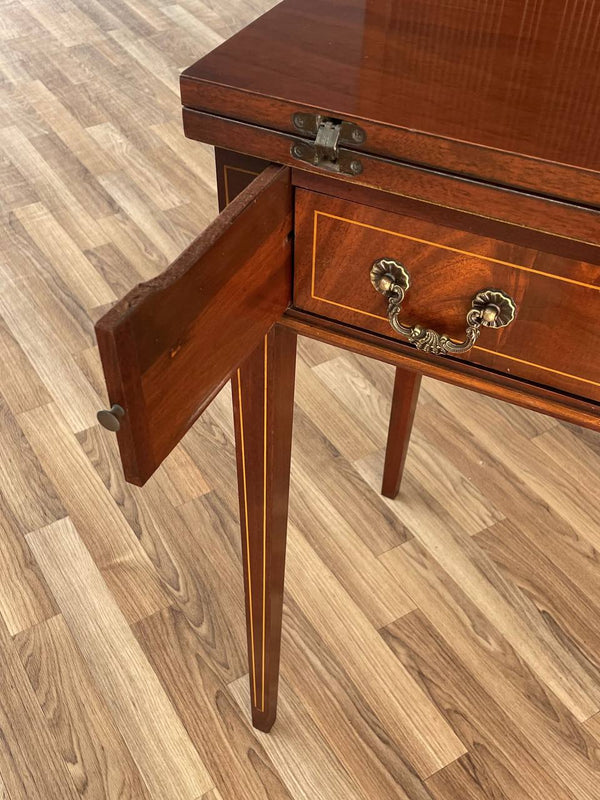 Antique Federal Style Mahogany Writing Desk with Fold Out, c.1930’s