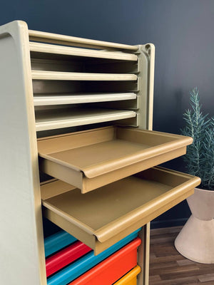 Vintage Post Modern Storage Cabinet by Herman Miller, c.1970’s