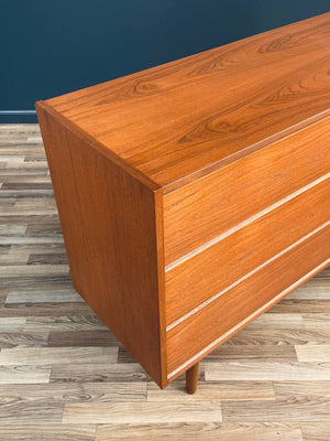 Vintage Danish Modern Teak 6-Drawer Dresser