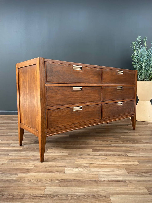 Mid-Century Modern Walnut Dresser by Basic Witz, c.1950’s