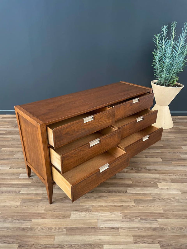 Mid-Century Modern Walnut Dresser by Basic Witz, c.1950’s