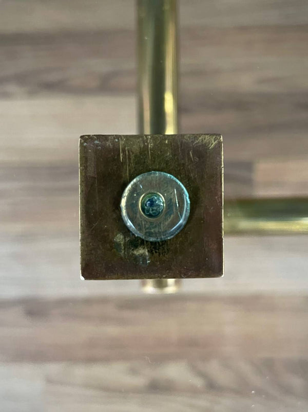 Mid-Century Modern Brass & Glass Coffee Table, c.1960’s