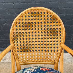 Set of 8 Vintage Bamboo Rattan Wicker Dining Chairs, c.1960’s