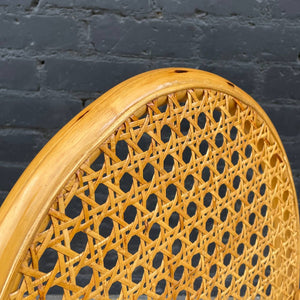 Set of 8 Vintage Bamboo Rattan Wicker Dining Chairs, c.1960’s