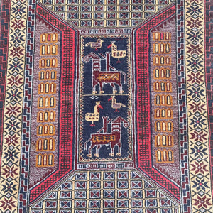 Vintage Persian Wool Carpet Rug, c.1960’s
