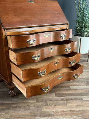 Antique Mahogany Drop-Down Desk with Claw Feet, c.1950’s