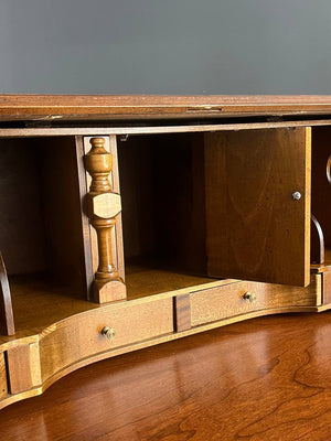 Antique Mahogany Drop-Down Desk with Claw Feet, c.1950’s