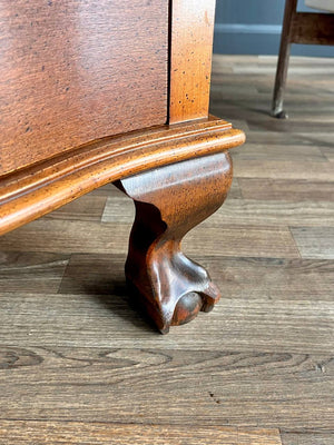 Antique Mahogany Drop-Down Desk with Claw Feet, c.1950’s