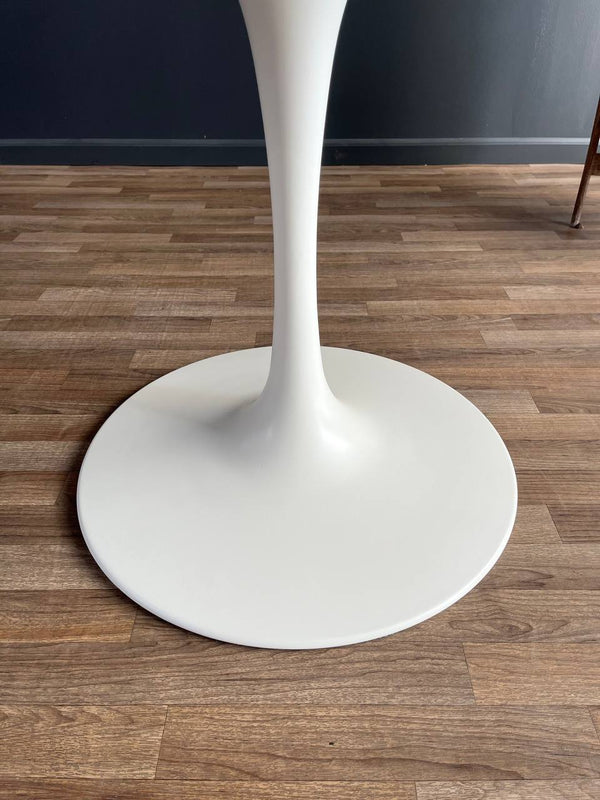 Vintage Tulip Style Dining Table with Marble Top