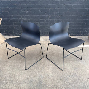 Original Vintage Mid-Century Modern Knoll Stacking Chairs, c.1970’s