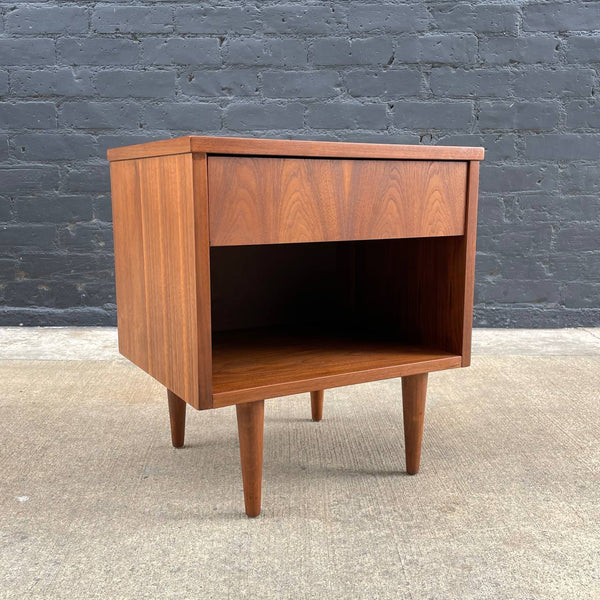 Mid-Century Modern Walnut Night Stand, c.1960’s