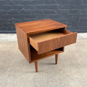 Mid-Century Modern Walnut Night Stand, c.1960’s