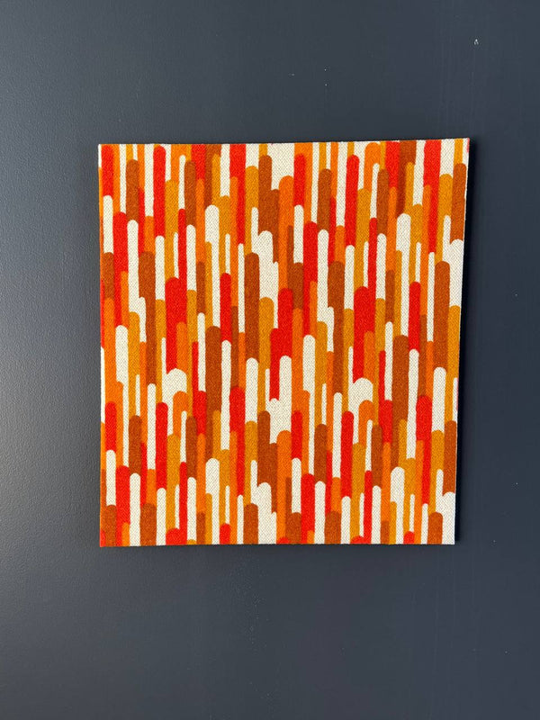 Mid-Century Modern Textile Pop Wall Art